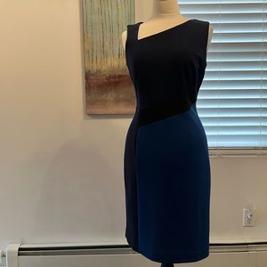 White House Black Market new w/o tag asymmetrical sheath dress